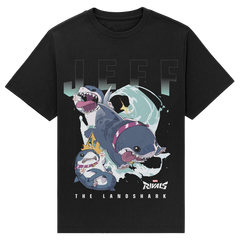 Marvel Rivals Jeff the Land Shark Short Sleeve Unisex Graphic T-Shirt Exclusivité Games Zone